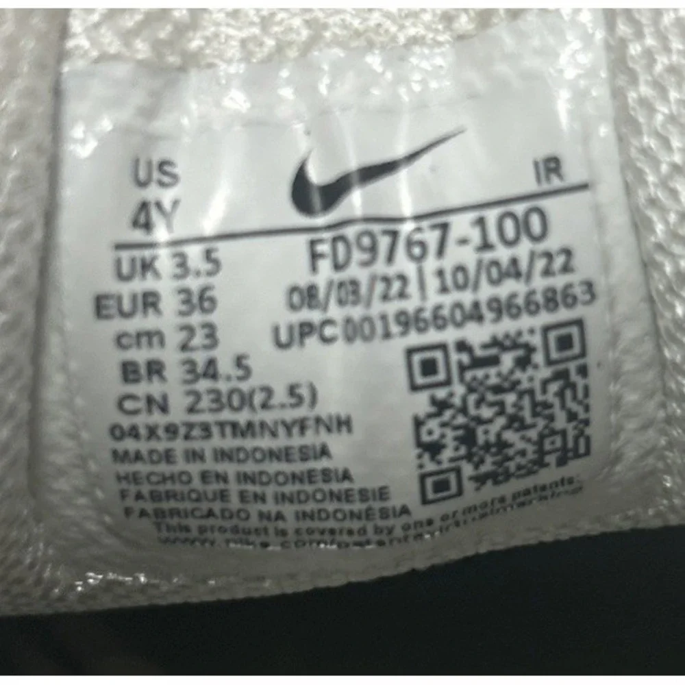 Nike Air Max Plus (GS) 'White Baltic Blue' Sz 4Y,‎ Women's Sz 5.5 FD9767 100